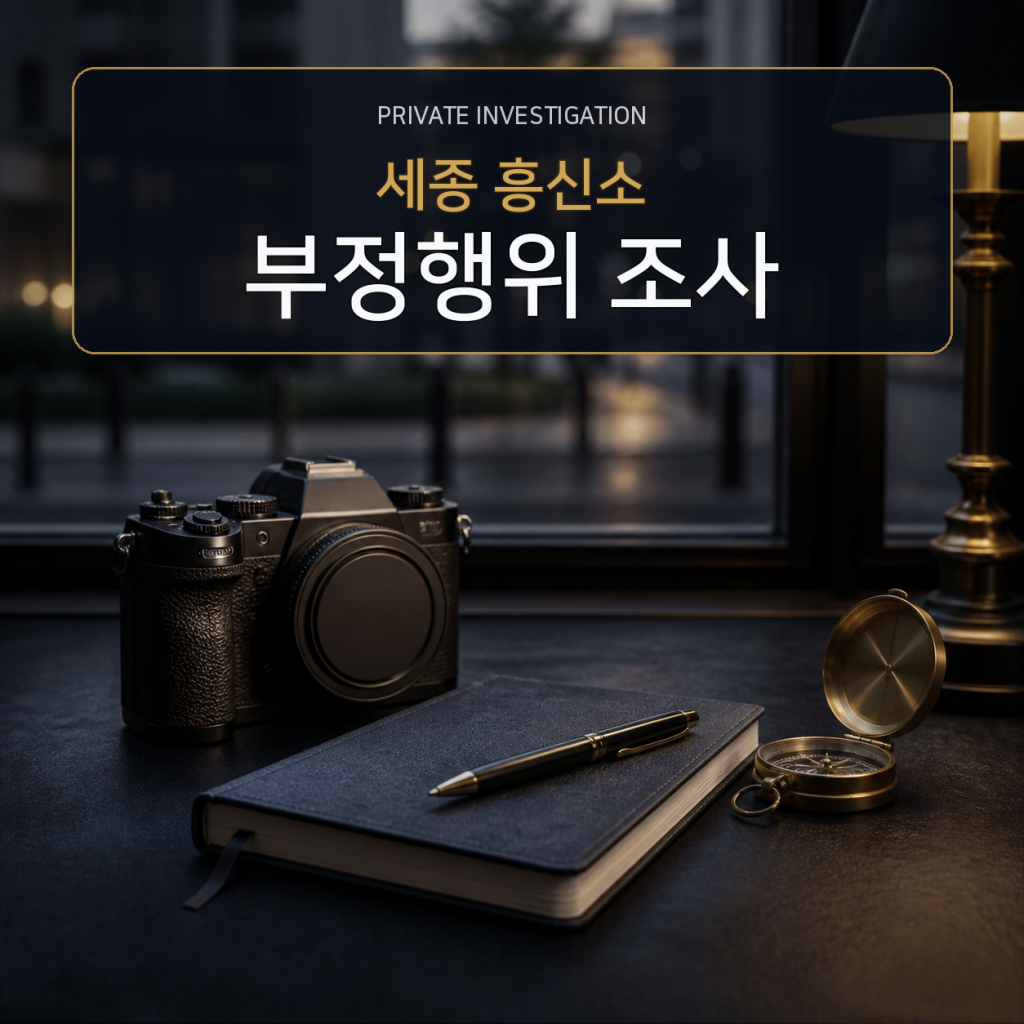 세종 부정행위 사실조사 전문 흥신소